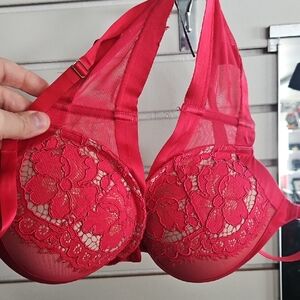 Victoria's Secret Red Lace Push-Up Bra